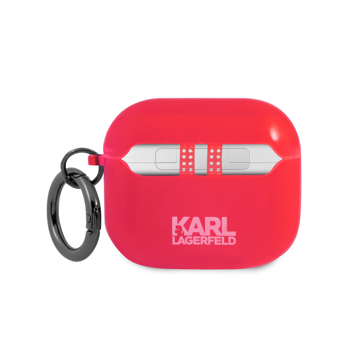Karl Lagerfeld Karl Lagerfeld Airpods 3 Case - Fluorescent - Choupette - Roze, foto 2 van 2