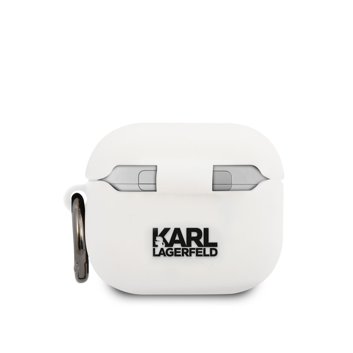 Karl Lagerfeld Karl Lagerfeld Airpods 3 Case - Silicone - Black RSG Logo - Wit, foto 2 van 2