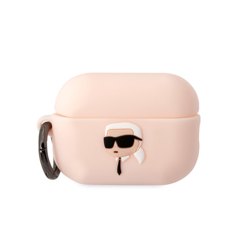 Karl Lagerfeld Karl Lagerfeld Airpods Pro & Pro 2 Case - NFT Karl Head - Rose