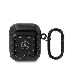 Mercedes-Benz Airpods - Airpods 2 Case - Stars Pattern Small - Black