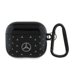 Mercedes-Benz Airpods 3 Case - Stars Pattern Small - Zwart