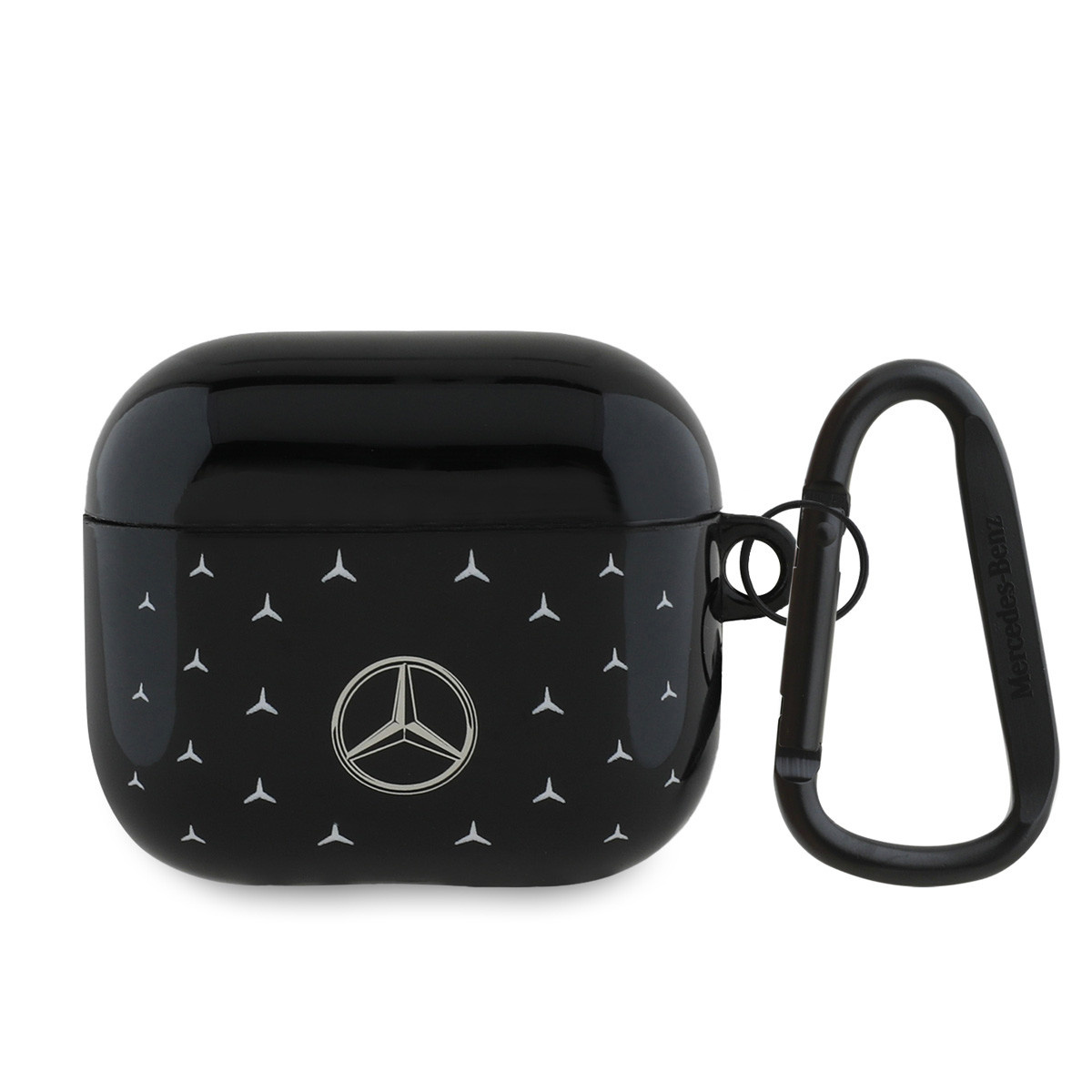 Mercedes-Benz Mercedes-Benz Airpods 3 Case - Stars Pattern Small - Zwart