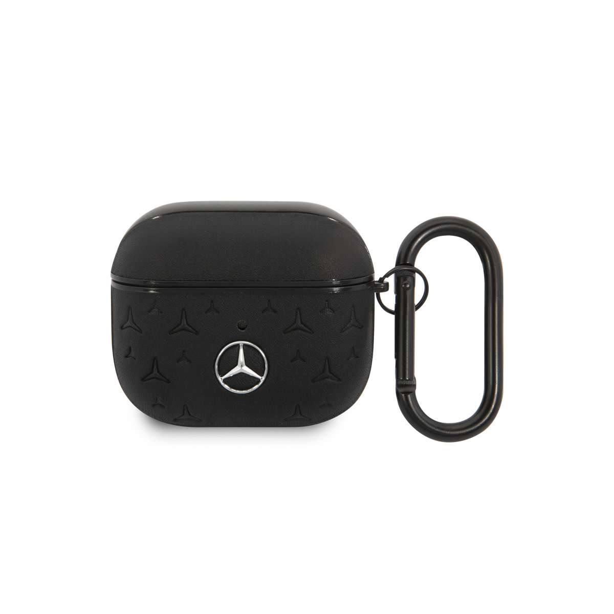 Mercedes-Benz Mercedes-Benz Airpods 3 Case - Genuine Leather - Stars Pattern - Zwart
