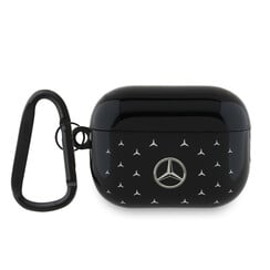 Mercedes-Benz Airpods Pro & Pro 2 Case - Stars Pattern Small - Black