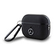 Mercedes-Benz Mercedes-Benz Airpods Pro & Pro 2 Case - Genuine Leather - Stars Pattern - Noir