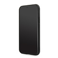 Mercedes-Benz Mercedes-Benz iPhone 11 Pro Backcover hoesje - Genuine Leather - Perforated Bow Line - Zwart