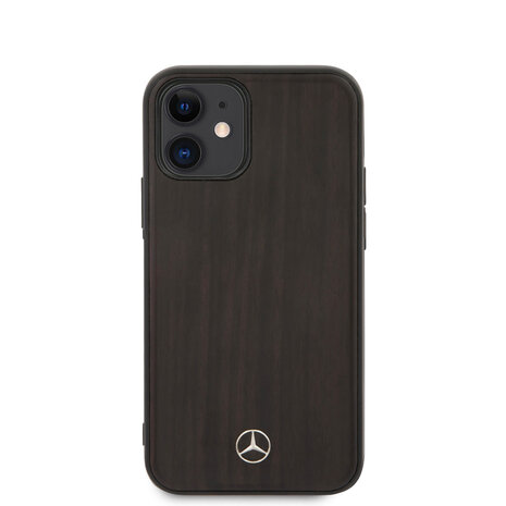 Mercedes-Benz Mercedes-Benz iPhone 12 Mini Backcover hoesje - Rosewood - Bruin Mercedes-Benz Mercedes-Benz iPhone 12 Mini Backcover hoesje - Rosewood - Bruin