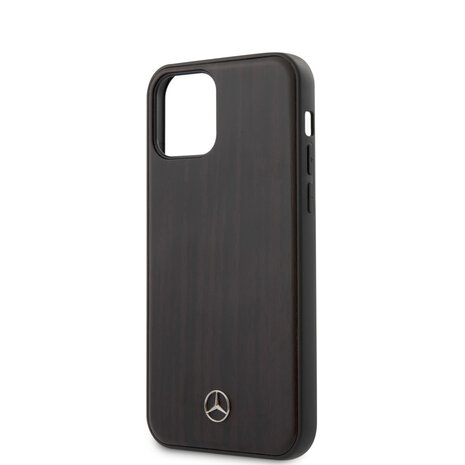 Mercedes-Benz Mercedes-Benz iPhone 12 Mini Backcover hoesje - Rosewood - Bruin Mercedes-Benz Mercedes-Benz iPhone 12 Mini Backcover hoesje - Rosewood - Bruin