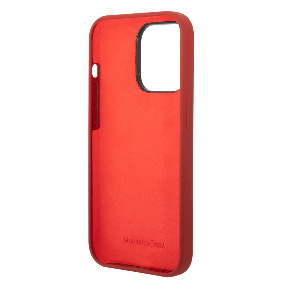 Mercedes-Benz Mercedes-Benz iPhone 14 Pro Backcover hoesje - Double Layer - Gradient Star Pattern Vertical - Rood, foto 4 van 5