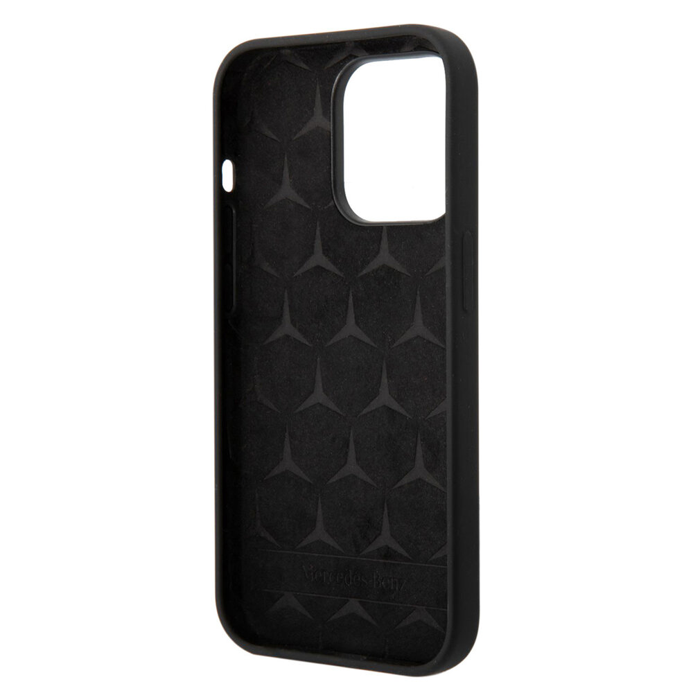 Mercedes-Benz Mercedes-Benz iPhone 14 Pro Back cover coque - Silicone - Noir Mercedes-Benz Mercedes-Benz iPhone 14 Pro Back cover coque - Silicone - Noir