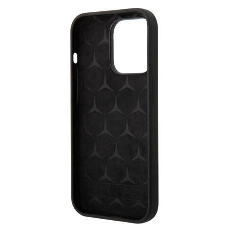 Mercedes-Benz Mercedes-Benz iPhone 14 Pro Back cover coque - Silicone - Noir Mercedes-Benz Mercedes-Benz iPhone 14 Pro Back cover coque - Silicone - Noir