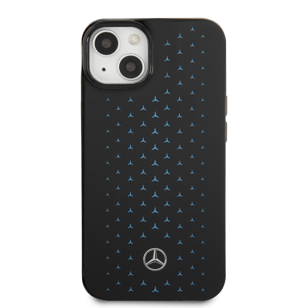 Mercedes-Benz Mercedes-Benz iPhone 14 Plus & 15 Plus Back-Cover hul - Double Layer - Gradient Star Pattern - Schwarz Mercedes-Benz Mercedes-Benz iPhone 14 Plus & 15 Plus Back-Cover hul - Double Layer - Gradient Star Pattern - Schwarz