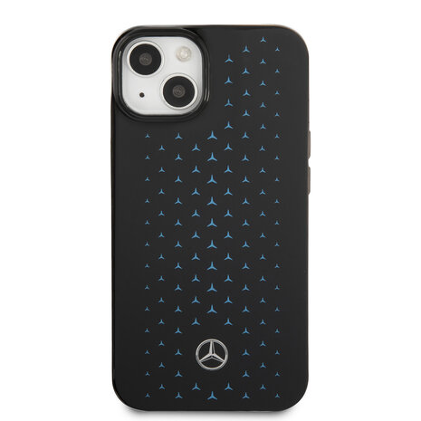 Mercedes-Benz Mercedes-Benz iPhone 14 Plus & 15 Plus Back-Cover hul - Double Layer - Gradient Star Pattern - Schwarz Mercedes-Benz Mercedes-Benz iPhone 14 Plus & 15 Plus Back-Cover hul - Double Layer - Gradient Star Pattern - Schwarz