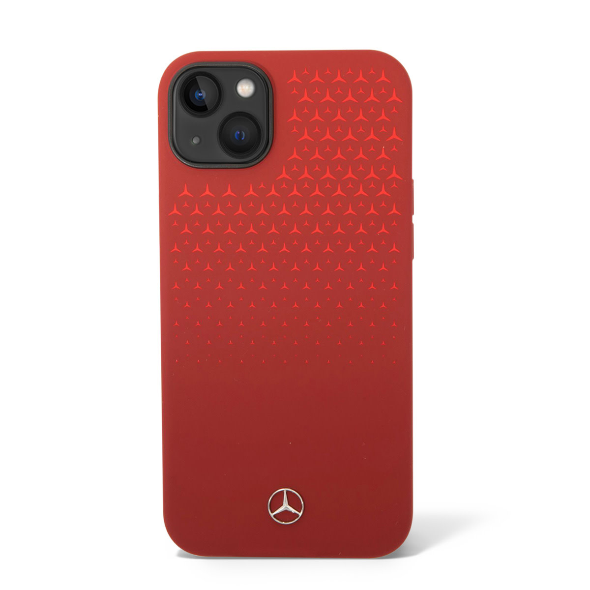 Mercedes-Benz Mercedes-Benz iPhone 14 Plus & 15 Plus Backcover hoesje - Double Layer - Gradient Star Pattern Vertical - Rood, foto 2 van 5