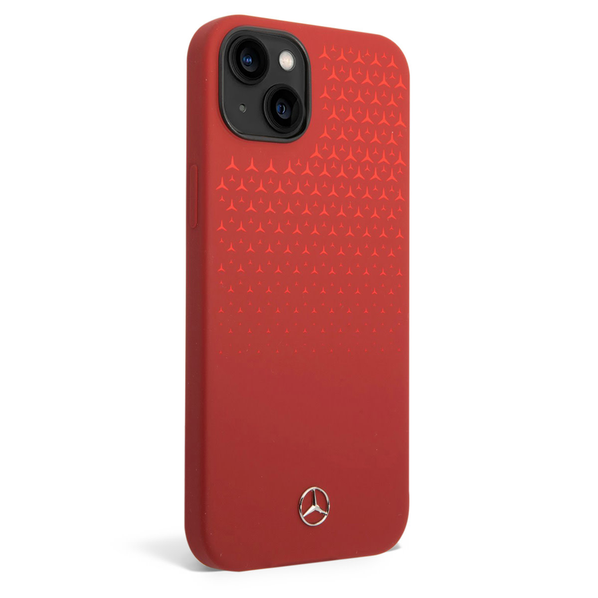 Mercedes-Benz Mercedes-Benz iPhone 14 Plus & 15 Plus Backcover hoesje - Double Layer - Gradient Star Pattern Vertical - Rood, foto 3 van 5