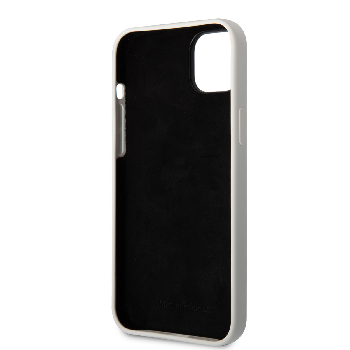Mercedes-Benz Mercedes-Benz iPhone 14 Plus & 15 Plus Backcover hoesje - Silicone - Star Pattern Large - Wit, foto 6 van 6