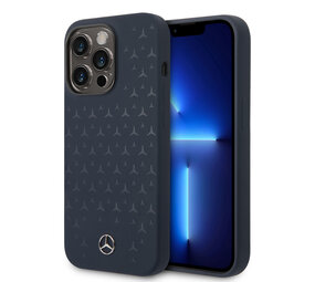 Mercedes-Benz Mercedes-Benz iPhone 15 Pro Back cover coque - Magsafe - Liquid Silicone - Stars Pattern - Bleu Mercedes-Benz Mercedes-Benz iPhone 15 Pro Back cover coque - Magsafe - Liquid Silicone - Stars Pattern - Bleu