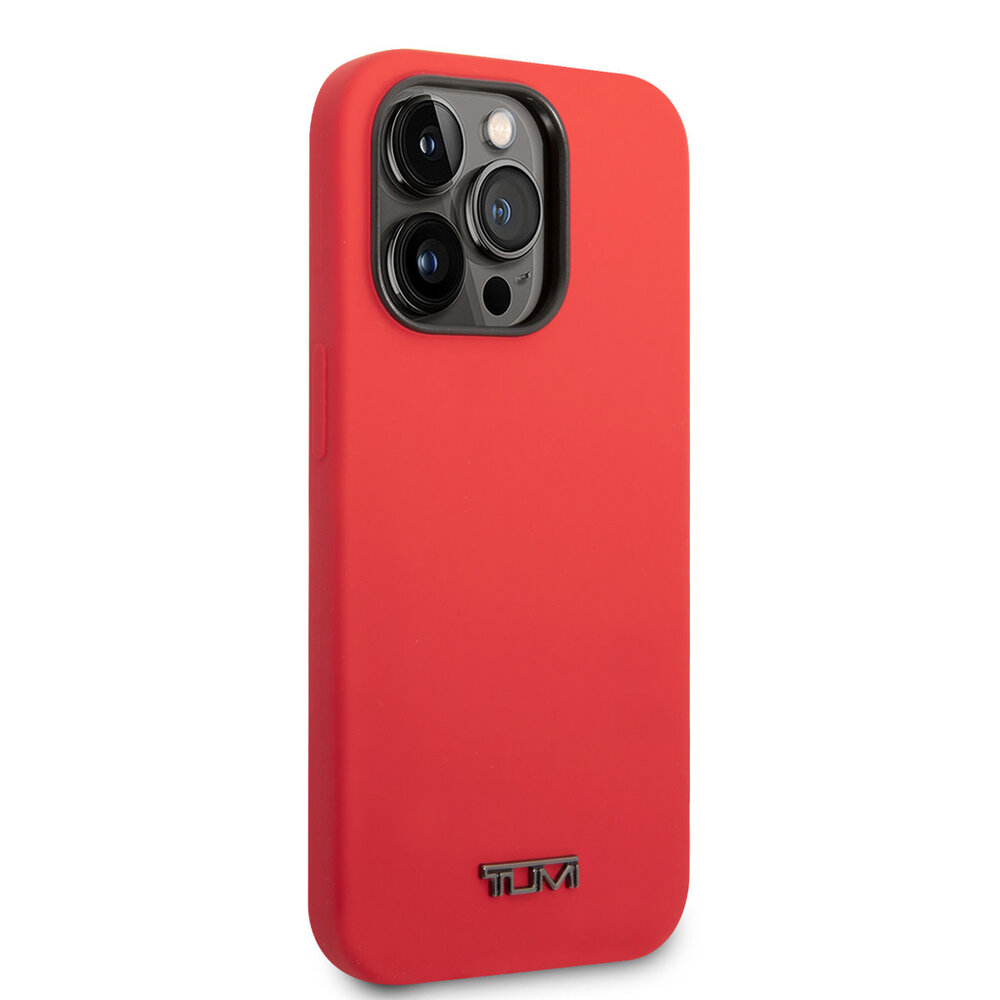 Tumi Tumi iPhone 14 Pro Back cover coque - Liquid Silicone - Rouge Tumi Tumi iPhone 14 Pro Back cover coque - Liquid Silicone - Rouge