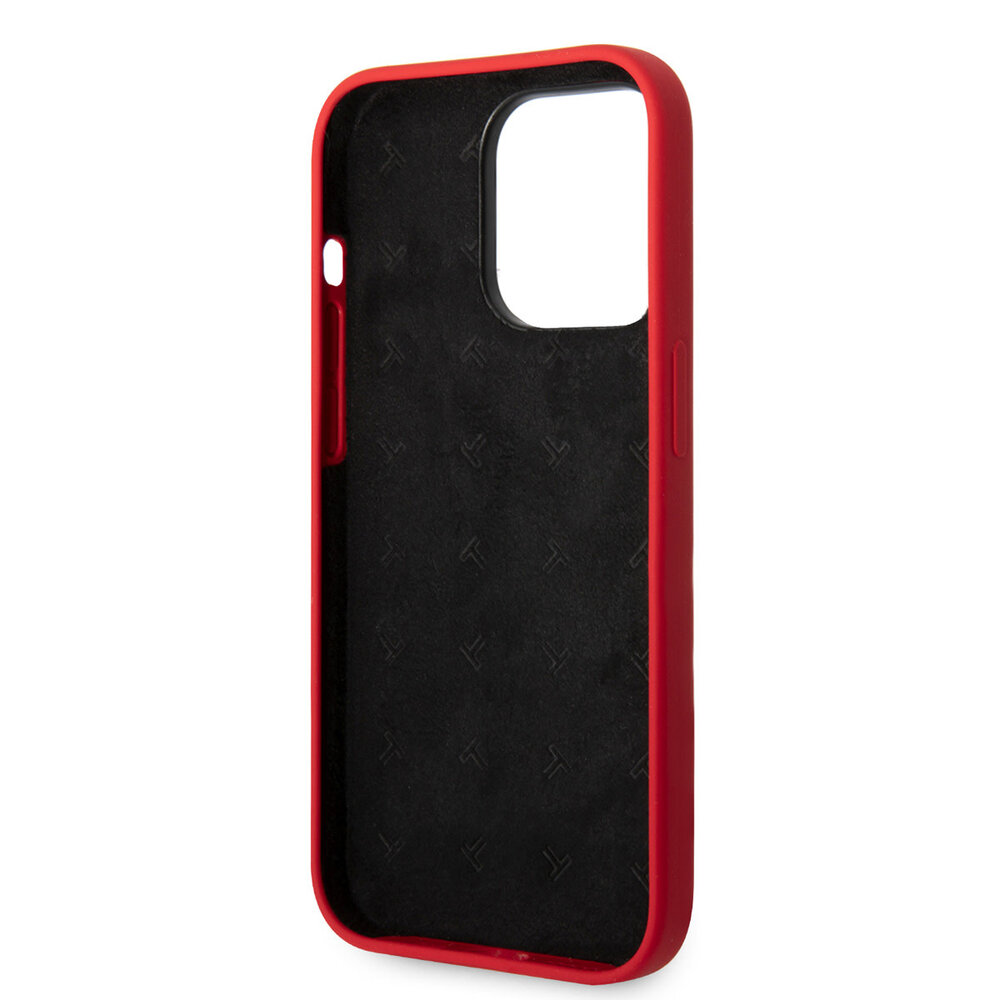 Tumi Tumi iPhone 14 Pro Backcover hoesje - Liquid Silicone - Rood Tumi Tumi iPhone 14 Pro Backcover hoesje - Liquid Silicone - Rood