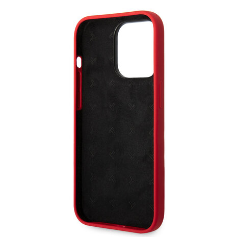 Tumi Tumi iPhone 14 Pro Backcover hoesje - Liquid Silicone - Rood Tumi Tumi iPhone 14 Pro Backcover hoesje - Liquid Silicone - Rood