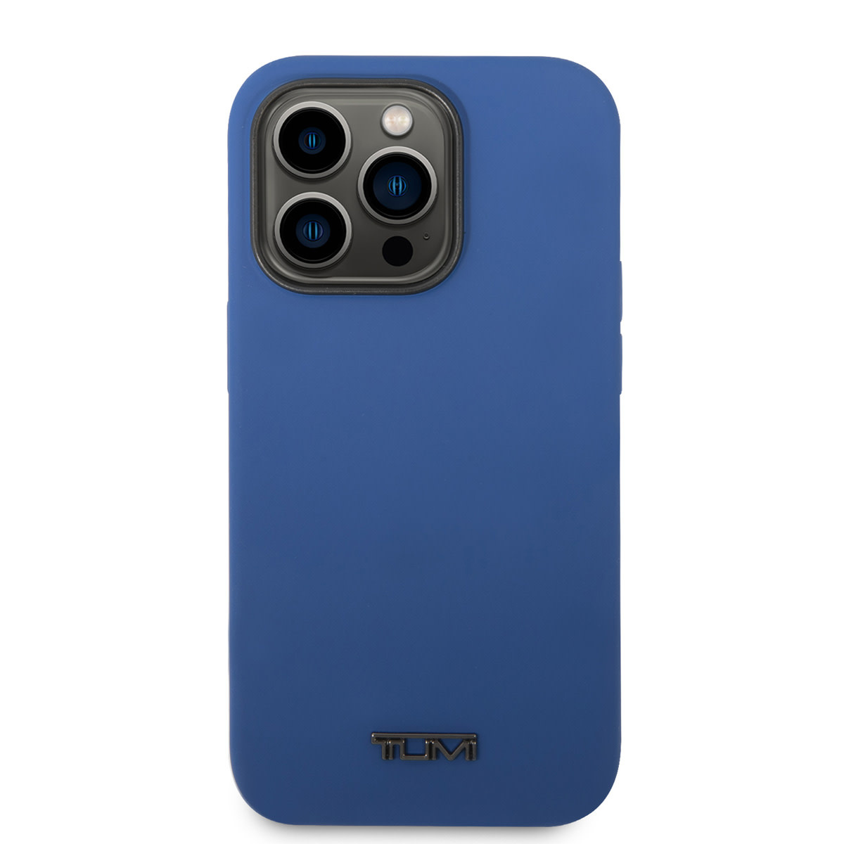 Tumi Tumi iPhone 14 Pro Backcover hoesje - Liquid Silicone - Blauw, foto 3 van 6