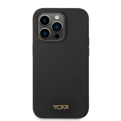 Tumi Tumi iPhone 14 Pro Back cover coque - Liquid Silicone - Women Collection - Noir Tumi Tumi iPhone 14 Pro Back cover coque - Liquid Silicone - Women Collection - Noir