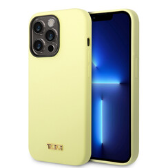 Tumi iPhone 14 Pro Back-Cover hul - Liquid Silicone - Women Collection - Gelb