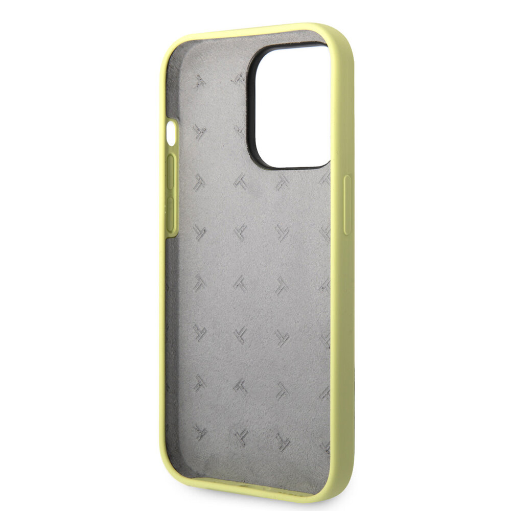 Tumi Tumi iPhone 14 Pro Back cover coque - Liquid Silicone - Women Collection - Jaune Tumi Tumi iPhone 14 Pro Back cover coque - Liquid Silicone - Women Collection - Jaune