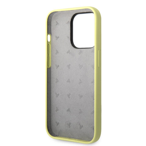Tumi Tumi iPhone 14 Pro Back cover coque - Liquid Silicone - Women Collection - Jaune Tumi Tumi iPhone 14 Pro Back cover coque - Liquid Silicone - Women Collection - Jaune
