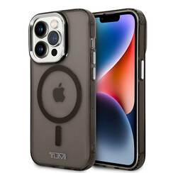 Tumi iPhone 14 Pro Back cover case - Magsafe Clear Case - Black