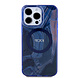 Tumi Tumi iPhone 15 Pro Back cover coque - Magsafe - Double Layer - Liquid Print - Bleu Tumi Tumi iPhone 15 Pro Back cover coque - Magsafe - Double Layer - Liquid Print - Bleu