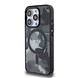 Tumi Tumi iPhone 15 Pro Backcover hoesje - Magsafe - Frosted Camouflage Design - Zwart Tumi Tumi iPhone 15 Pro Backcover hoesje - Magsafe - Frosted Camouflage Design - Zwart