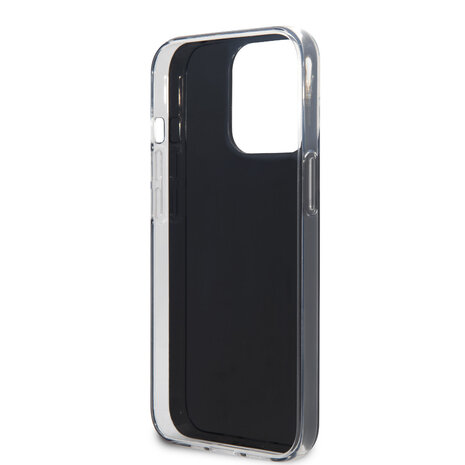 BMW BMW iPhone 13 Pro Back-Cover hul - Blue Line - Big Logo - Schwarz BMW BMW iPhone 13 Pro Back-Cover hul - Blue Line - Big Logo - Schwarz