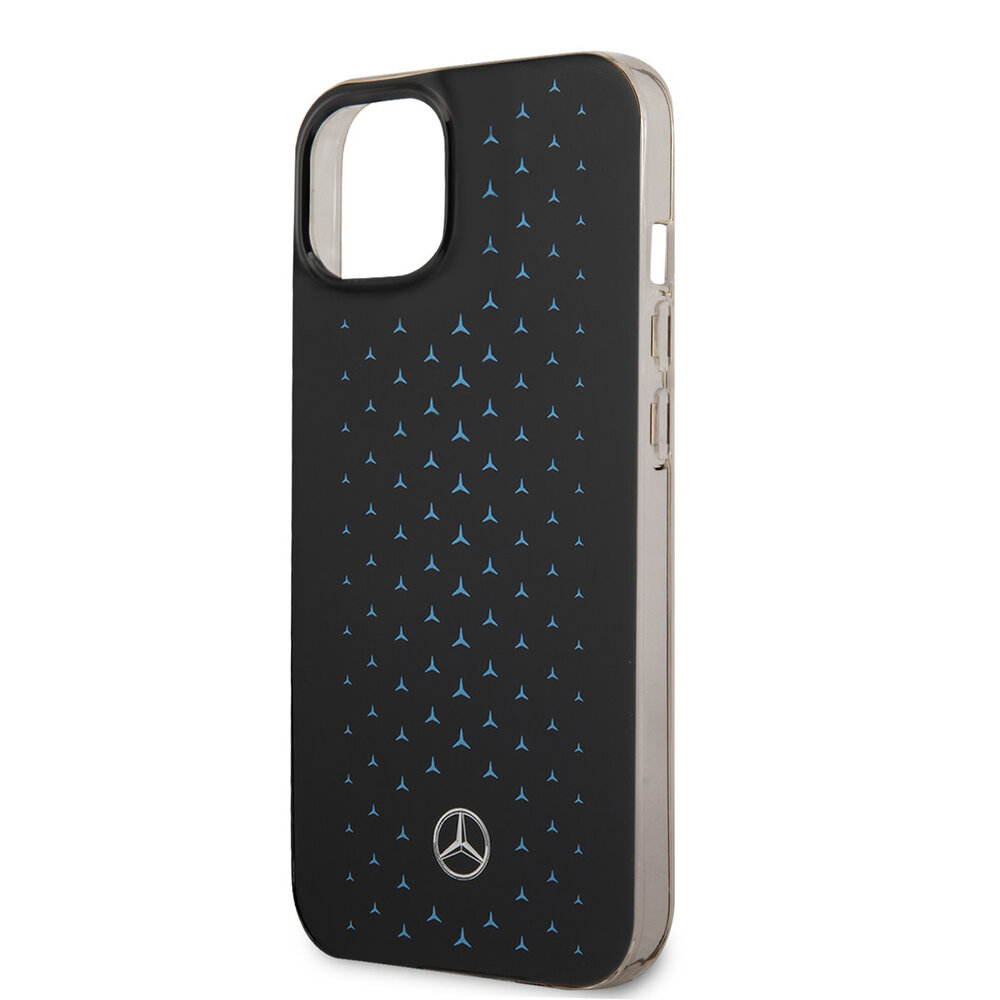 Mercedes-Benz Mercedes-Benz iPhone 14 Plus & 15 Plus Back-Cover hul - Double Layer - Gradient Star Pattern - Schwarz Mercedes-Benz Mercedes-Benz iPhone 14 Plus & 15 Plus Back-Cover hul - Double Layer - Gradient Star Pattern - Schwarz