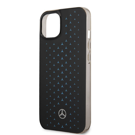 Mercedes-Benz Mercedes-Benz iPhone 14 Plus & 15 Plus Back-Cover hul - Double Layer - Gradient Star Pattern - Schwarz Mercedes-Benz Mercedes-Benz iPhone 14 Plus & 15 Plus Back-Cover hul - Double Layer - Gradient Star Pattern - Schwarz