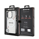 AMG AMG iPhone 16 Pro Back cover coque - Magsafe - Double Layer - White Circle - Transparent AMG AMG iPhone 16 Pro Back cover coque - Magsafe - Double Layer - White Circle - Transparent