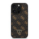 Guess Guess iPhone 16 Pro Back cover coque - 4G Background - Triangle Logo - Noir Guess Guess iPhone 16 Pro Back cover coque - 4G Background - Triangle Logo - Noir