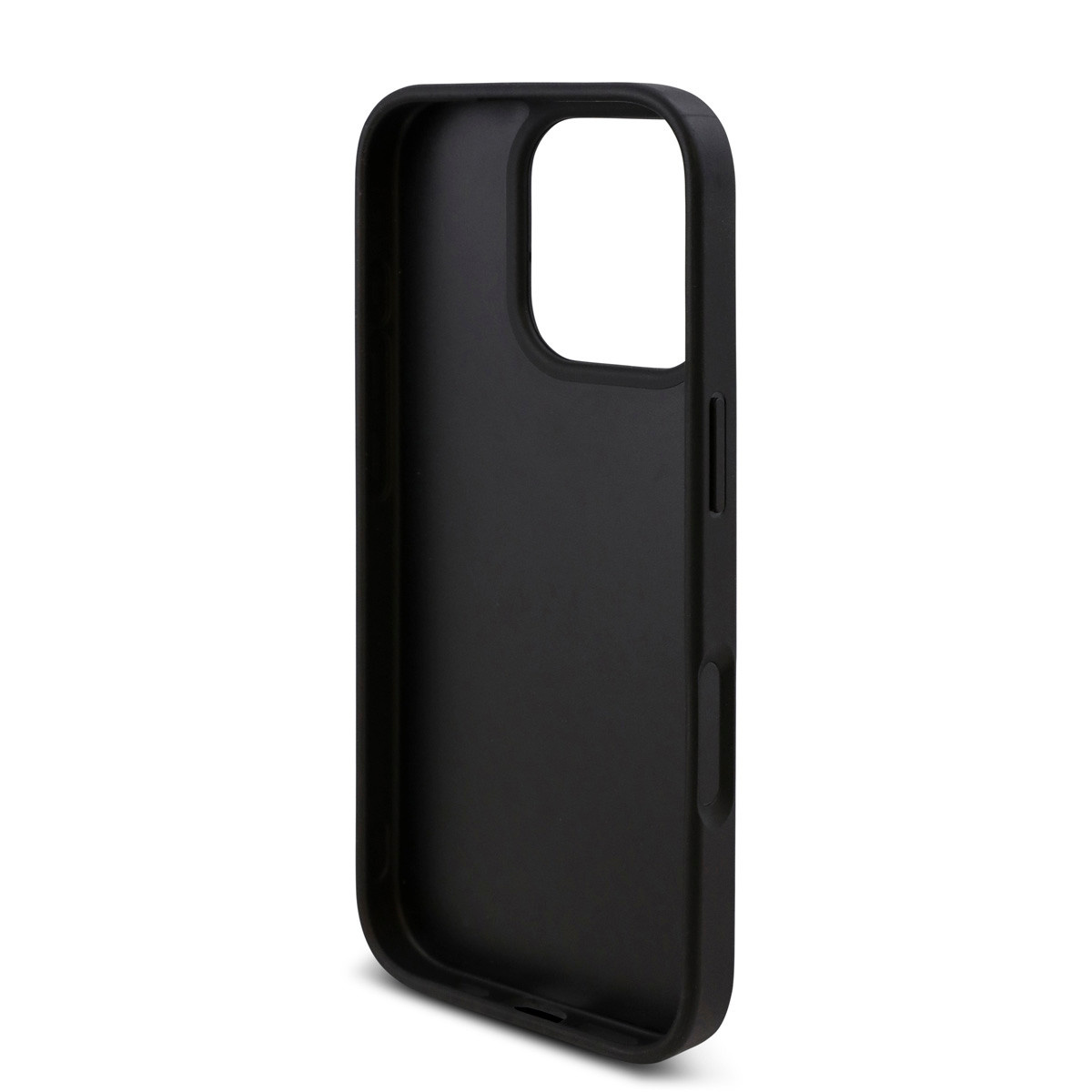 Guess Guess iPhone 16 Pro Backcover hoesje - 4G Background - Triangle Logo - Zwart, foto 6 van 6