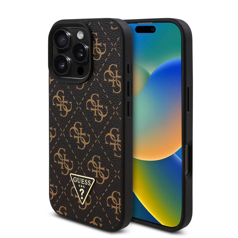 Guess iPhone 17 hoesje 4G Monogram Case | Grijs
