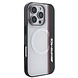 AMG AMG iPhone 16 Pro Back cover case - Magsafe - Double Layer - Red Line - White AMG AMG iPhone 16 Pro Back cover case - Magsafe - Double Layer - Red Line - White