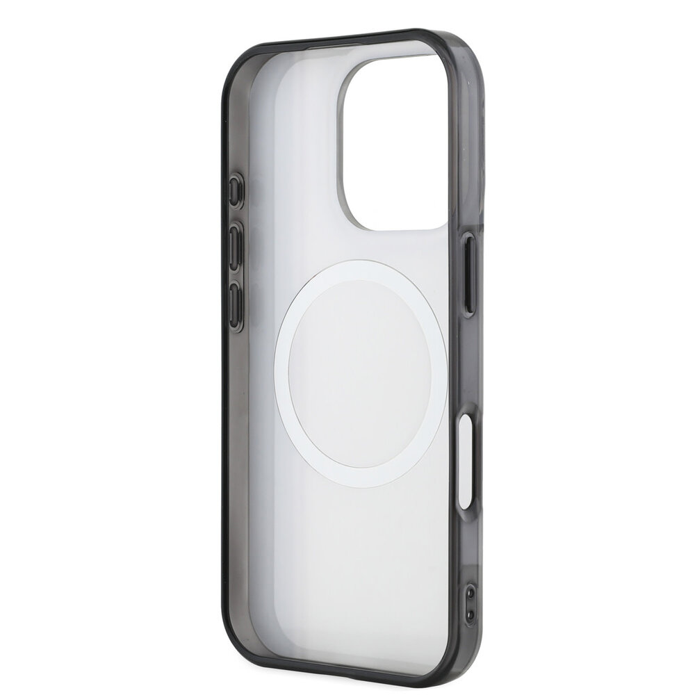 AMG AMG iPhone 16 Pro Back cover case - Magsafe - Double Layer - Red Line - White AMG AMG iPhone 16 Pro Back cover case - Magsafe - Double Layer - Red Line - White