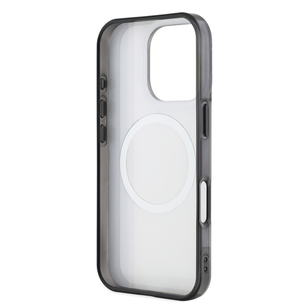 AMG AMG iPhone 16 Pro Backcover hoesje - Magsafe - Double Layer - Red Line - Wit, foto 6 van 6