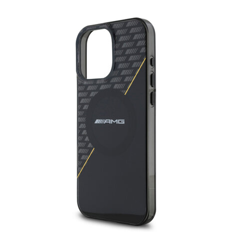 AMG AMG iPhone 16 Pro Max Back cover case - Magsafe - Double Layer - Black AMG AMG iPhone 16 Pro Max Back cover case - Magsafe - Double Layer - Black