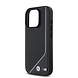 BMW BMW iPhone 16 Pro Max Back-Cover hul - Magsafe - Perforated - Twisted White Line - Schwarz