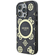 Guess Guess iPhone 16 Pro Back cover case - Magsafe - Peony 4G - Black Guess Guess iPhone 16 Pro Back cover case - Magsafe - Peony 4G - Black