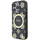 Guess Guess iPhone 16 Pro Max Backcover hoesje - Magsafe - Peony 4G - Zwart Guess Guess iPhone 16 Pro Max Backcover hoesje - Magsafe - Peony 4G - Zwart