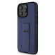 Tumi Tumi iPhone 16 Pro Max Back-Cover hul - Leather with Grip Stand - Embossed Balistic Pattern - Blau Tumi Tumi iPhone 16 Pro Max Back-Cover hul - Leather with Grip Stand - Embossed Balistic Pattern - Blau