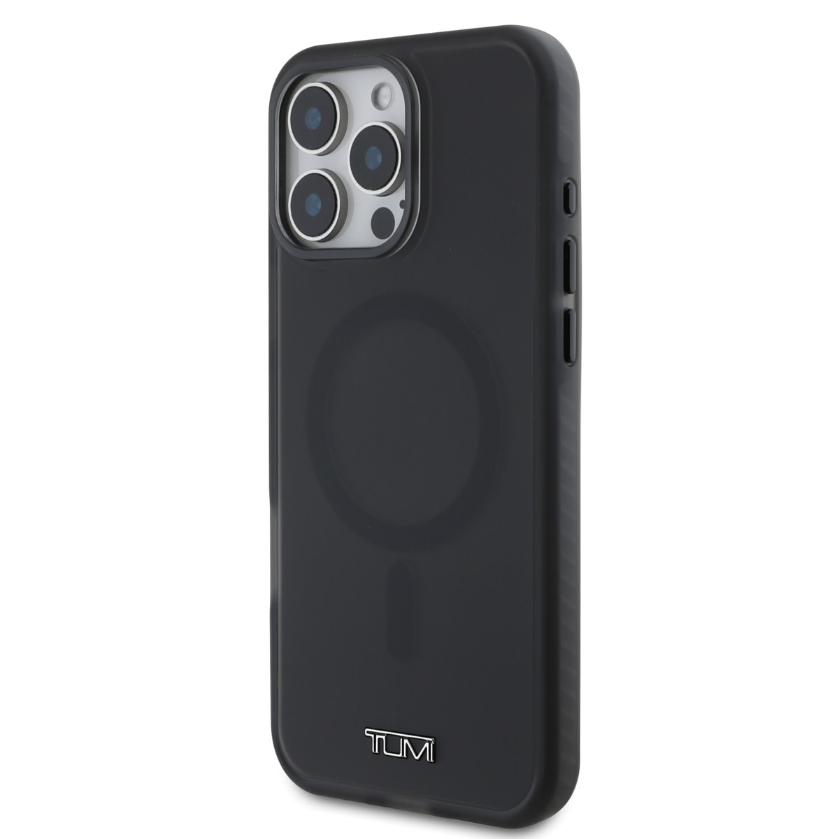 Tumi Tumi iPhone 16 Pro Backcover hoesje - Magsafe - Shockproof - Transparent Frosted - Zwart, foto 2 van 6