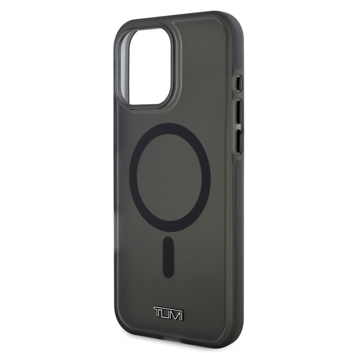 Tumi Tumi iPhone 16 Pro Backcover hoesje - Magsafe - Shockproof - Transparent Frosted - Zwart, foto 5 van 6