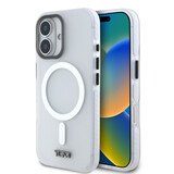 Tumi Tumi iPhone 16 Back cover coque - Magsafe - Shockproof - Transparent Frosted - Transparent Tumi Tumi iPhone 16 Back cover coque - Magsafe - Shockproof - Transparent Frosted - Transparent